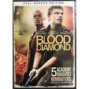 Blood Diamond (DVD, 2007) Full Frame Leonardo DiCaprio Drama Very Good